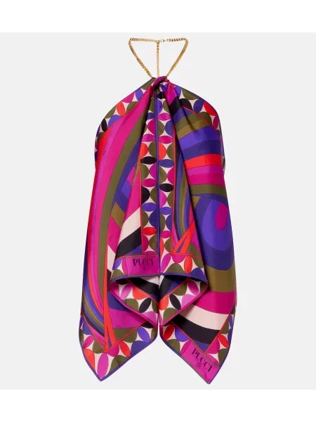 Top Pucci de mătase