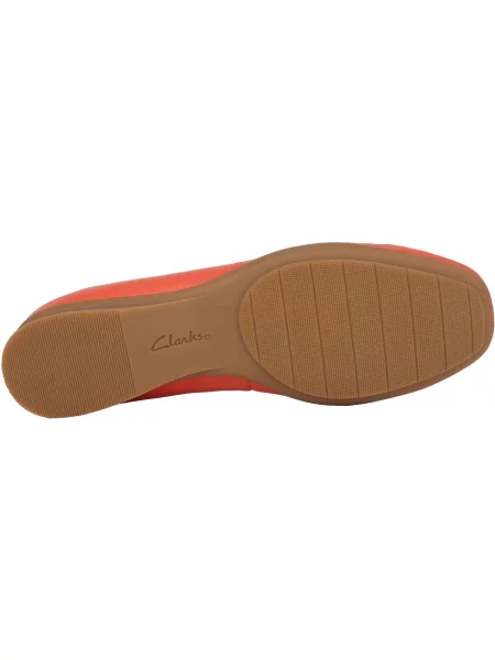 Félcipő Clarks narancsszínű