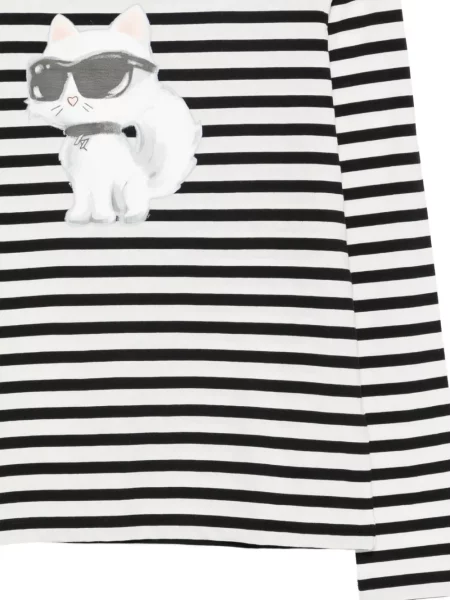 Tricou Karl Lagerfeld cu imagine alb