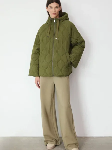 Medicine kurtka przejściowa oversize zielony