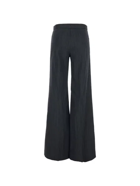 Pantaloni Merci cu model herringbone gri