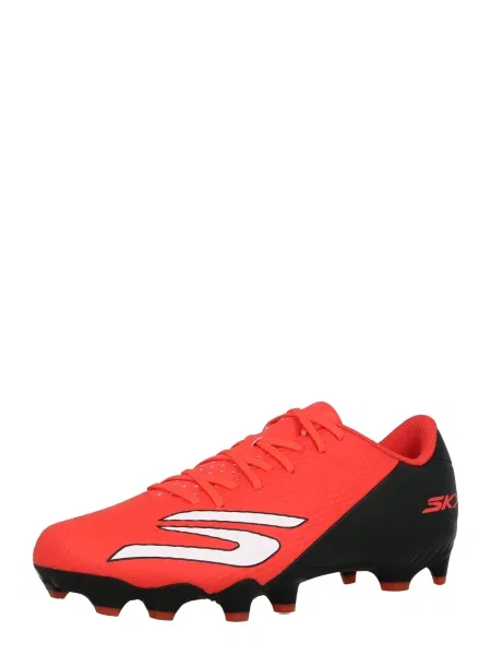 SKECHERS Ghete de fotbal roșu / negru alb