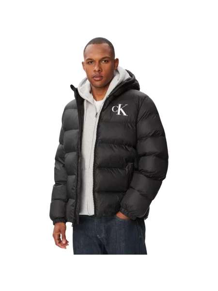 Geacă de blugi Calvin Klein Jeans negru