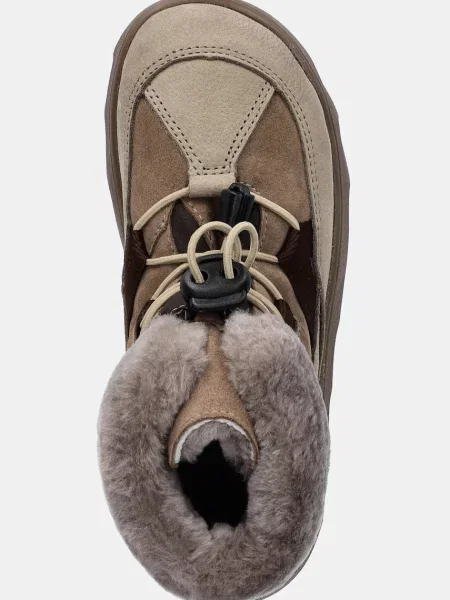 Froddo апрески за деца от велур ZERU TEX COSY BAREFOOT бежово