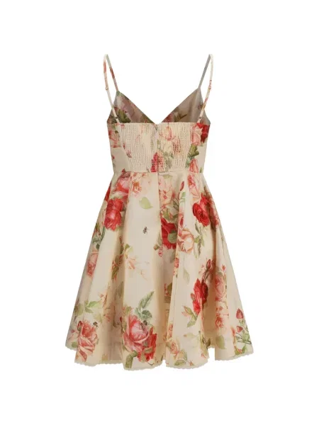 Rochie mini Zimmermann de in cu model floral cu imagine