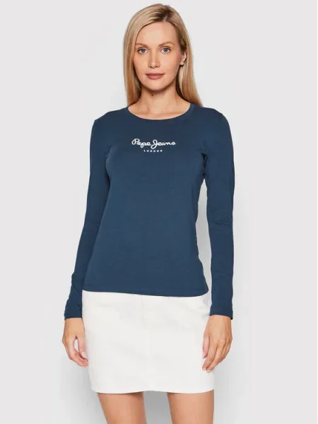 Pepe Jeans Bluză New Virginia Bleumarin