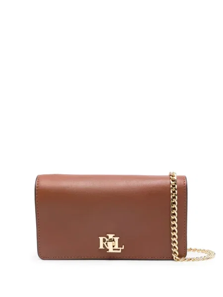 Geanta de piele Lauren Ralph Lauren din piele maro
