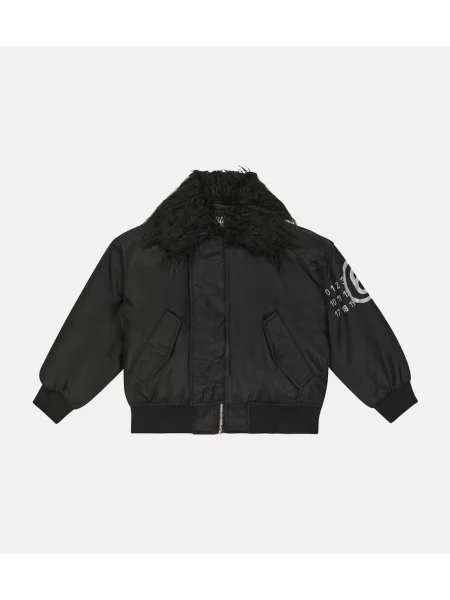Μπουφάν bomber Mm6 Maison Margiela μαύρο