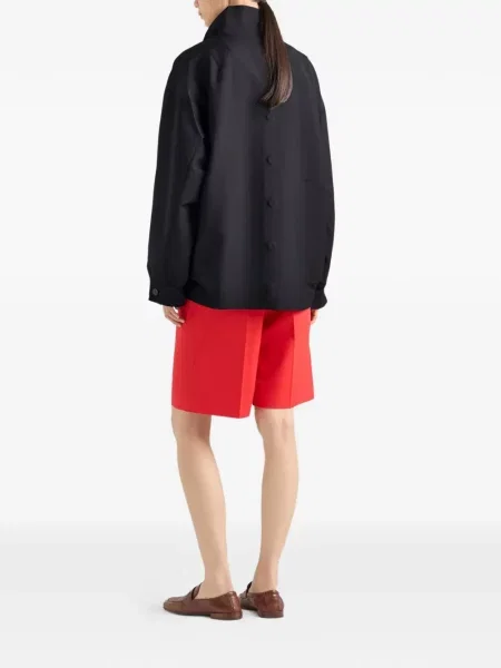 Geacă Prada de mohair negru