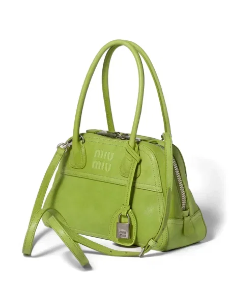 Geantă Miu Miu din piele verde