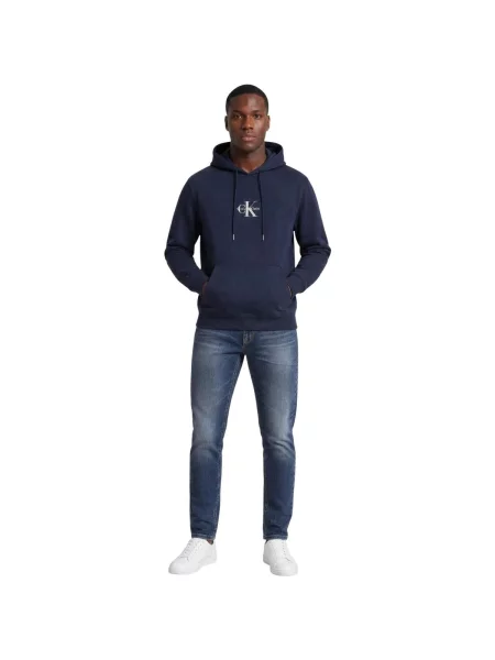 Mikina Calvin Klein Jeans modrá
