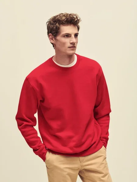 Суитчър Fruit Of The Loom червено