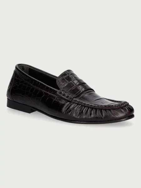 Posa mocasini pentru femei din piele Penny Loafer