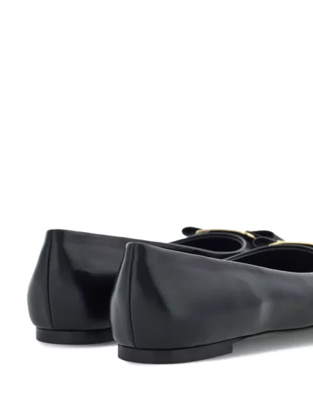 Μπαλαρίνες Ferragamo με φιόγκο μαύρο