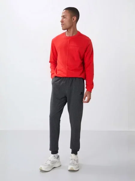 Tommy Life Sportske hlače Jogginghose antracit siva