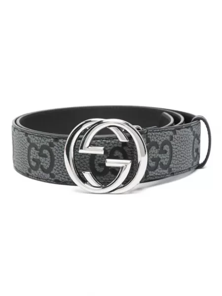 Cu centură curea Gucci gri