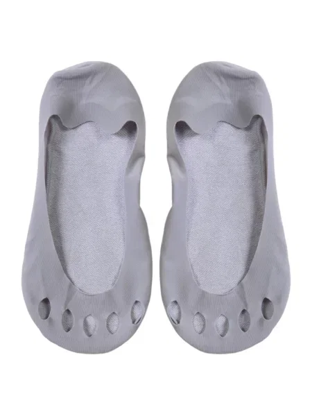 Sokisahtel Čarape GRIPPY toe footies' siva