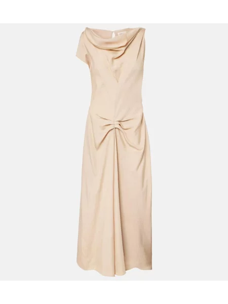 Rochie midi Victoria Beckham până la genunchi de costum roz