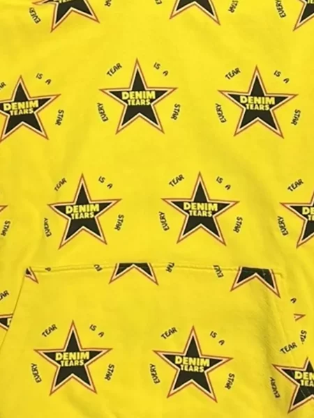 Hanorac cu glugă Denim Tears galben