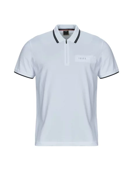 Polo majica Jack & Jones s kratkimi rokavi bela