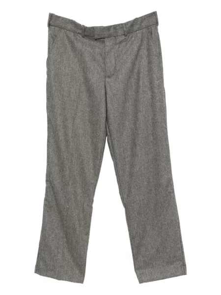 Pantaloni Lacoste cu model herringbone gri