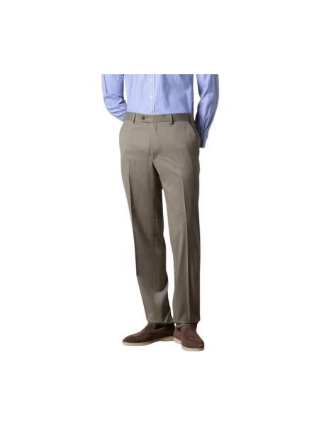 Spodnie Brooks Brothers wełniane zielone