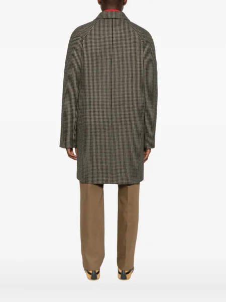 Palton A.p.c. în carouri maro