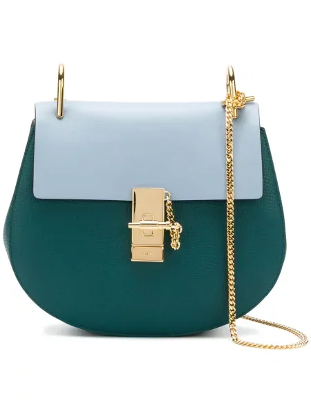 Geantă messenger Chloé verde