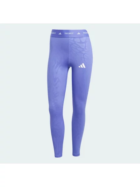 Legginsy Techfit Printed niebieskie