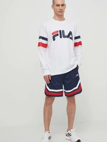 Лонгслів Fila Luohe з принтом білий