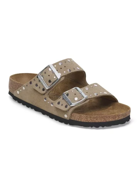 Trampki Birkenstock Arizona Rivets Suede Leather Taupe EUR 38 beżowe