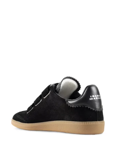 Sneakerși Isabel Marant cu bretele negru
