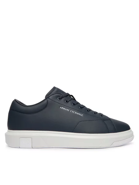 Sneakersy Armani Exchange Tmavomodrá