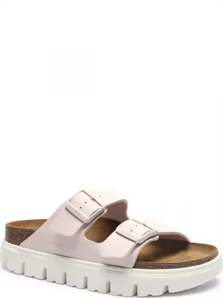 Birkenstock Papucs Arizona Chunky BF bőr hozzáadásával