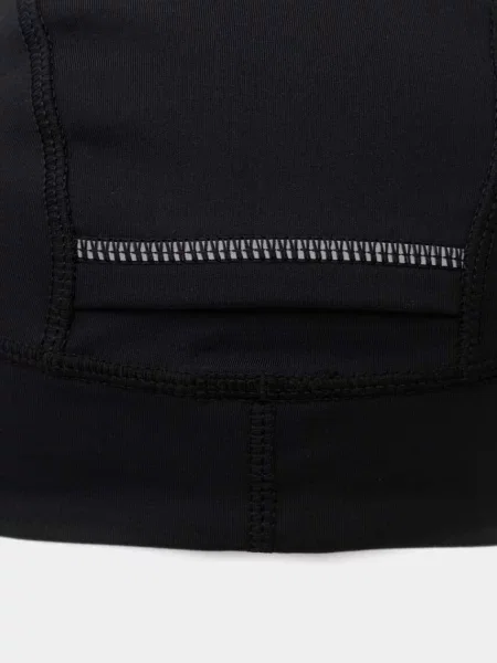 Шапка Asics з тонкого трикотажу чорний