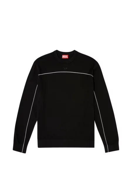 Sweter Diesel z autografem czarny