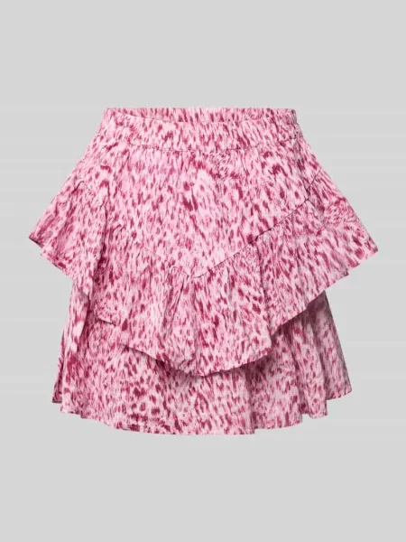 Spódnica mini z dołem obszytym falbaną model Vildea' Mbym