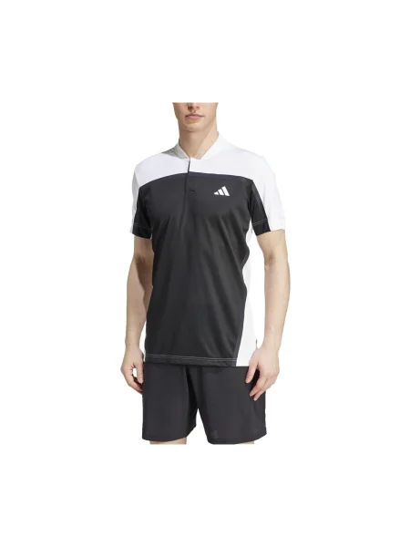 Tricou Adidas cu guler henley