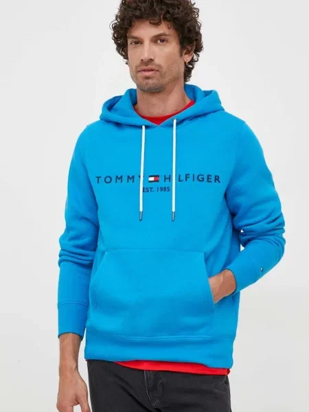 Geacă Tommy Hilfiger albastru