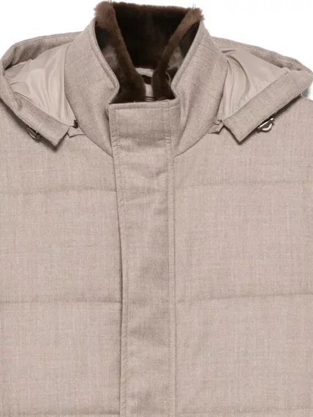 Geacă Doriani Cashmere din cașmir cu glugă