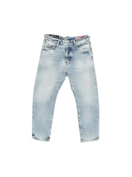 Jeansy Dsquared2 o skróconej długości niebieskie