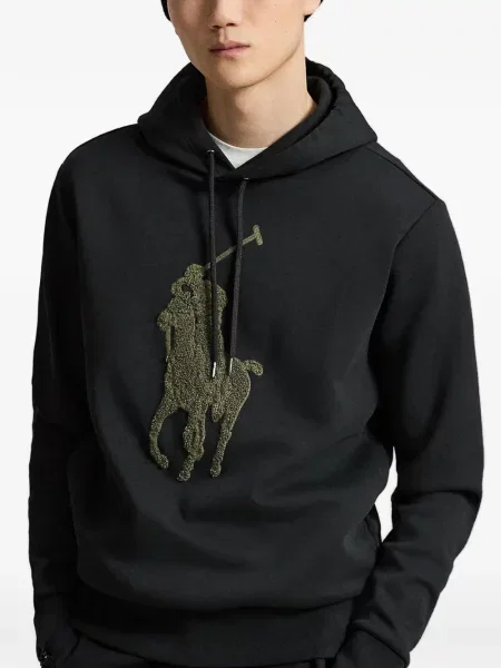 Kockás flanel klasszikus baseball sapka Polo Ralph Lauren lila