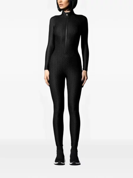 Дълго гащеризон Tessitura Body Couture черно