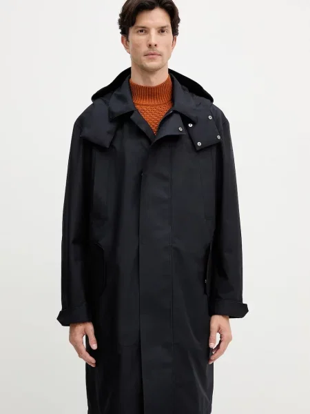 BOSS palton BECKHAM X BOSS negru