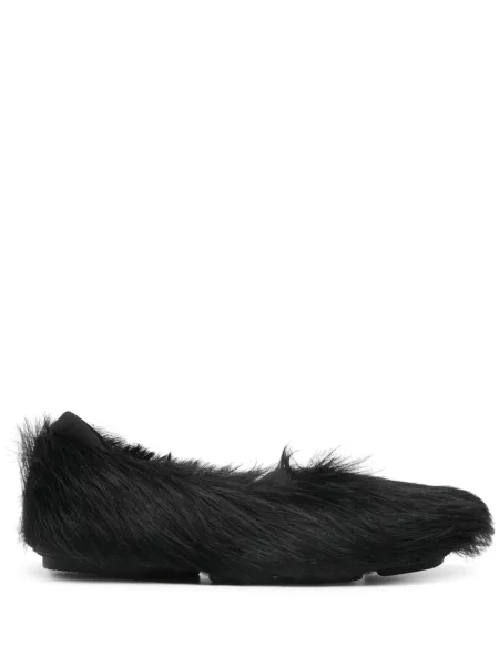 Balerinki Eckhaus Latta skórzane czarne