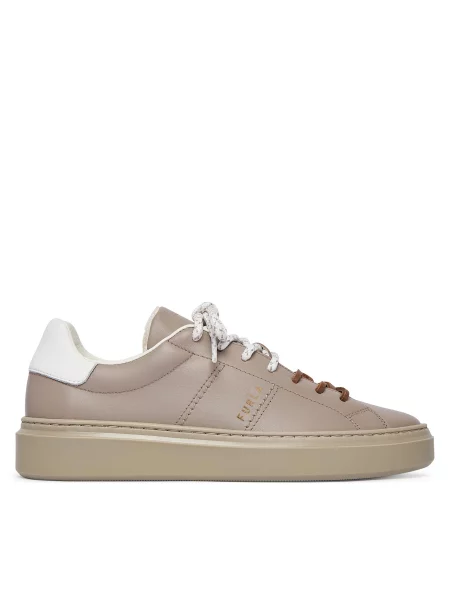 Sneakers Furla Hype PT închis bej