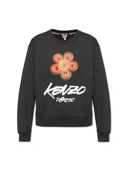 Bluza Kenzo z nadrukiem czarna