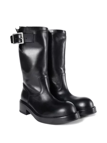 Botine Ann Demeulemeester cu cataramă negru