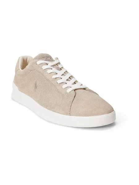 Sneakerși Polo Ralph Lauren din piele bej