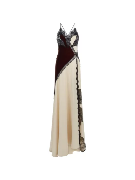 Krajkové áčkové maxi šaty Roberto Cavalli